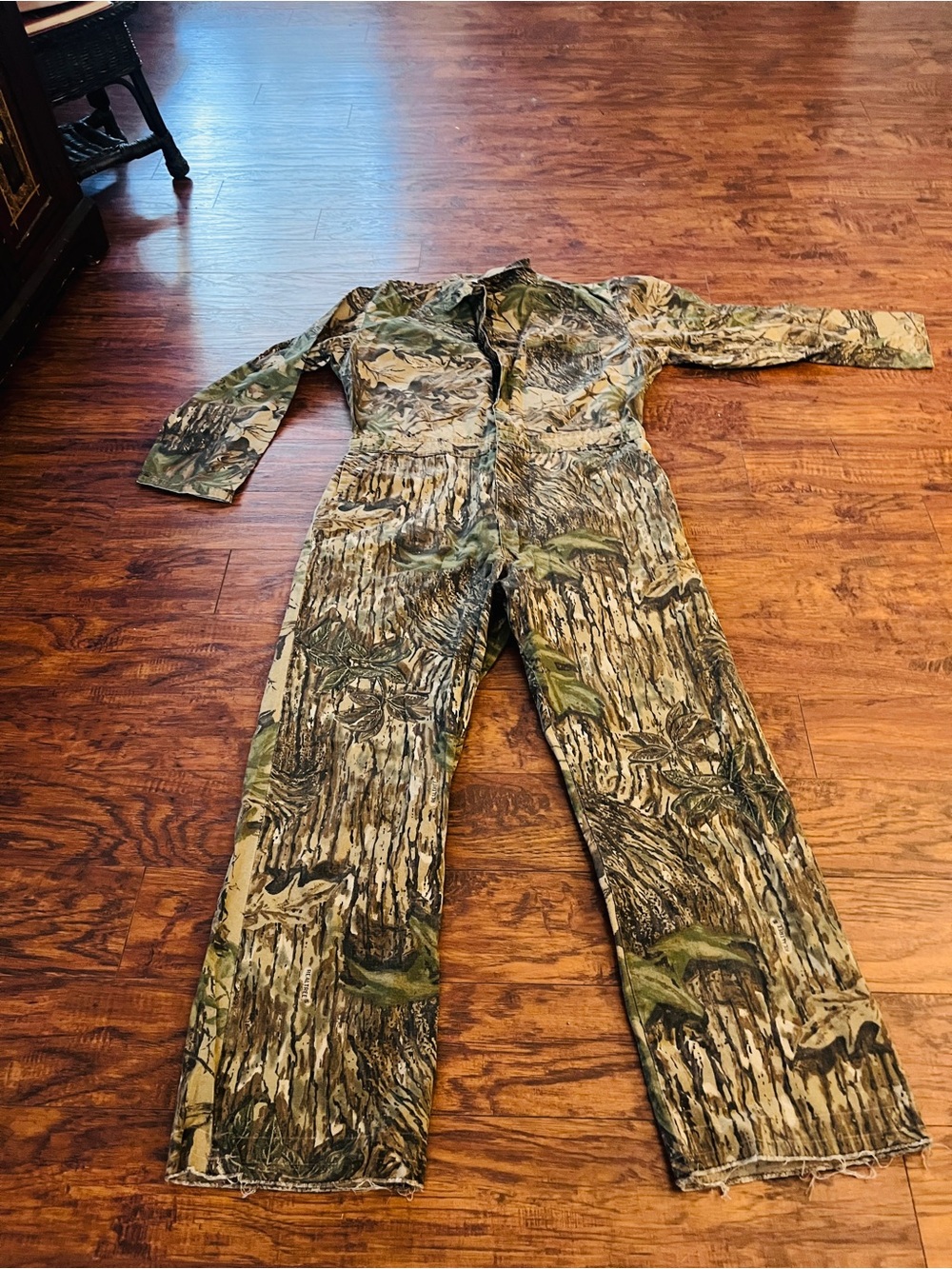 Redhead Camouflage Utility Jumpsuit - Green Brown Camo